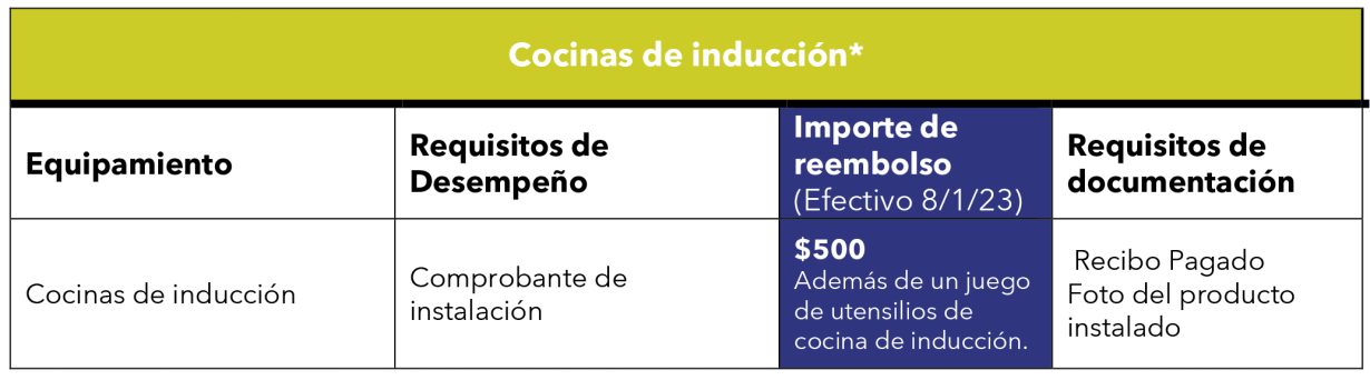 Induction Spanish