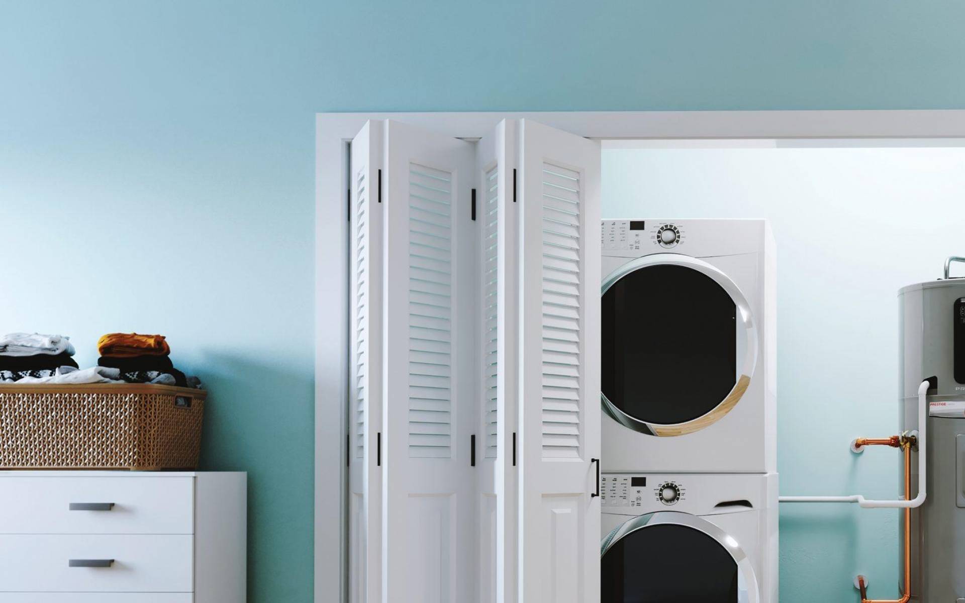 Rheem Hybrid Laundry Room